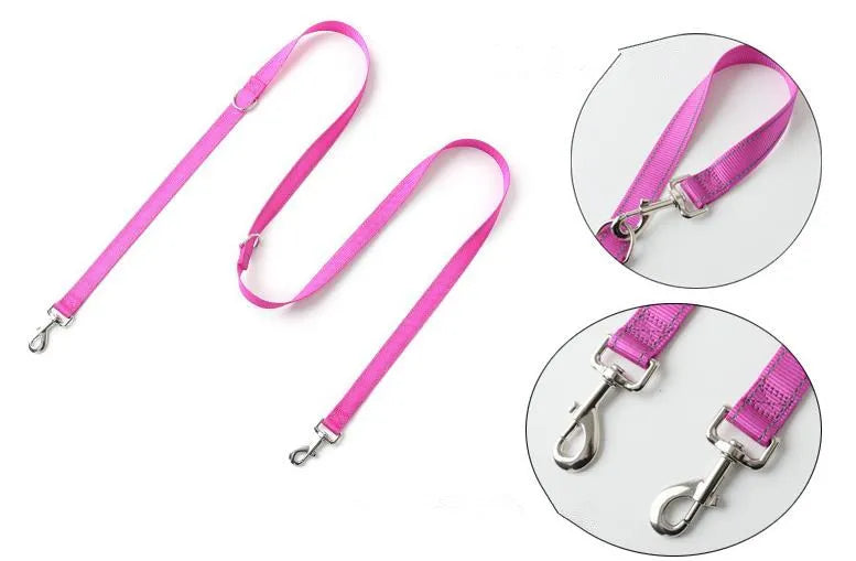๐โโ๏ธ Double Dog Leash ๐ถ Reflective Hands-Free Running Lead