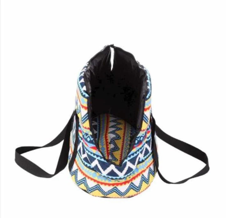 Soft Pet Sling Carrier ๐พ Camouflage Travel Bag for Small Dogs & Cats ๐๐งก