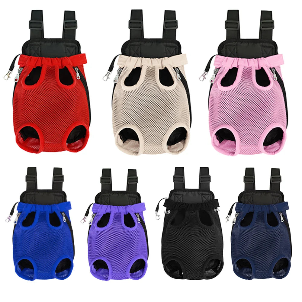 Cat Carrier Backpack โ Adjustable Double Shoulder Travel Bag