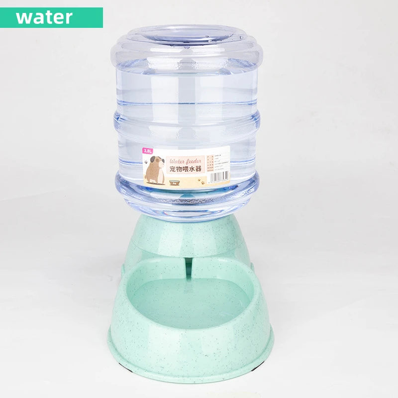 Auto Water & Food Bowl Set – Large Pet Feeder Station