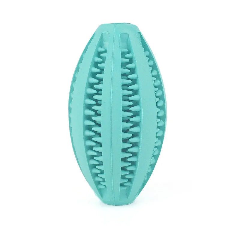 Dog Chew Ball Toy Tough Rubber Dental Ball