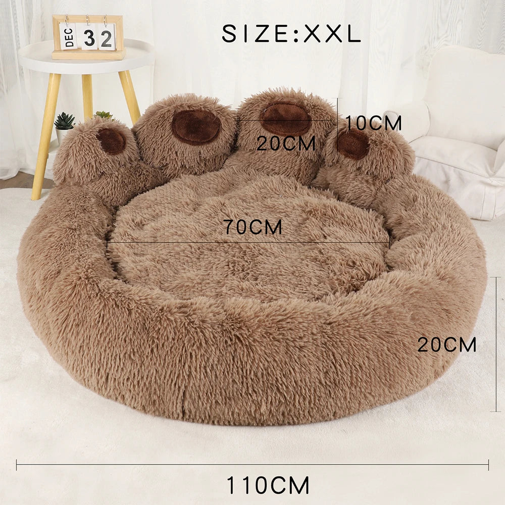 Luxury Plush Dog Sofa Bed ๐ถ | Cozy & Washable Nest for Small to Large Pets ๐๏ธ