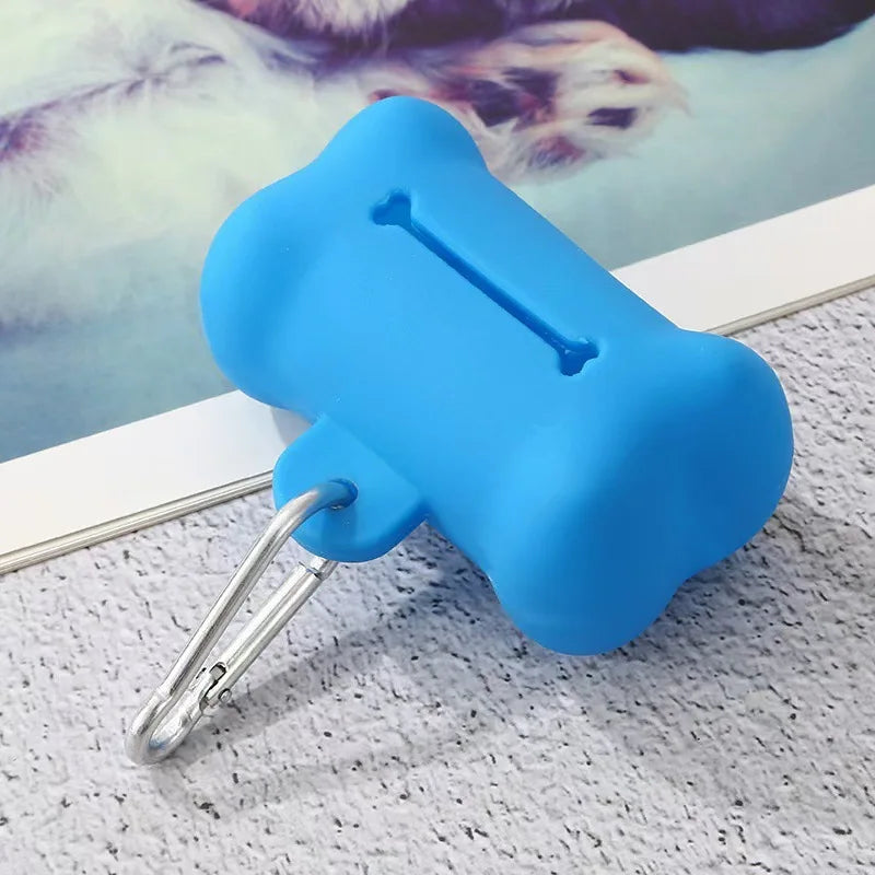 Dog Waste Bag Dispenser – Bone Shaped Portable Holder – PVC