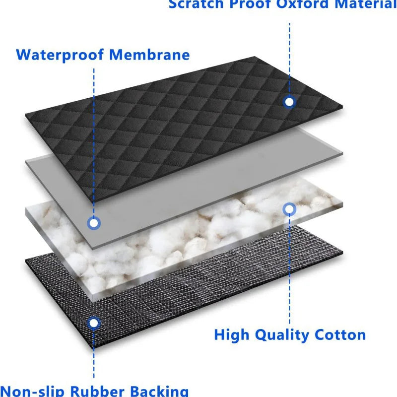 ๐ Dog Car Seat Cover ๐ถ Waterproof & Hammock Travel Mat for Small to Large Dogs