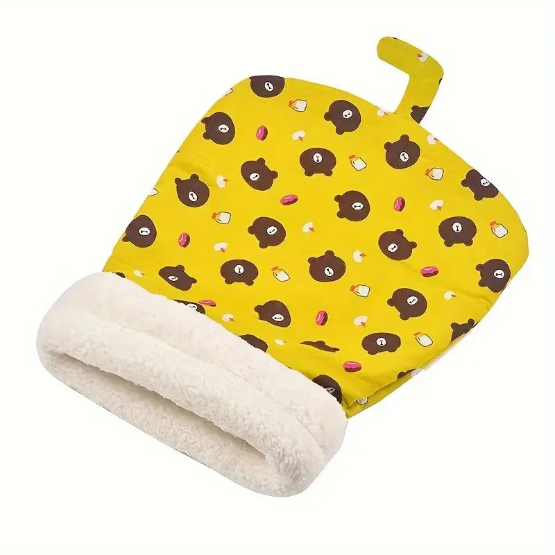 Cozy Plush Pet Sleeping Bag ๐ Soft Tunnel Bed for Cats & Small Dogs