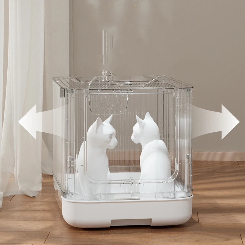 ๐ฑ UV Cat Litter Box โ Enclosed, Deodorising & Modern โจ