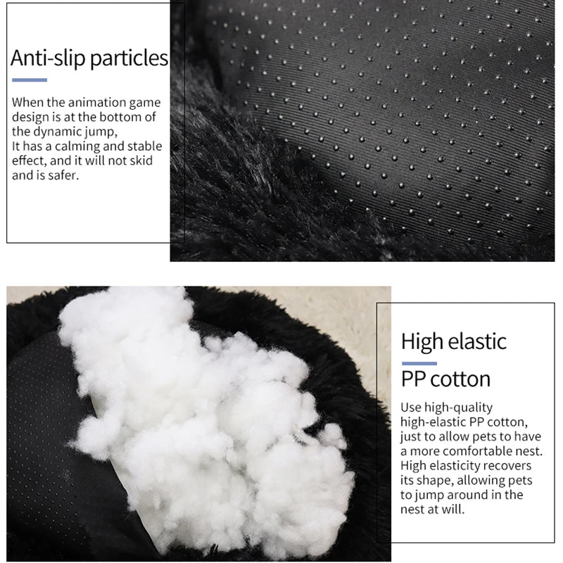 ποΈ Plush Donut Pet Bed πΆπ± Ultra-Soft & Washable Calming Bed for Cats and Dogs