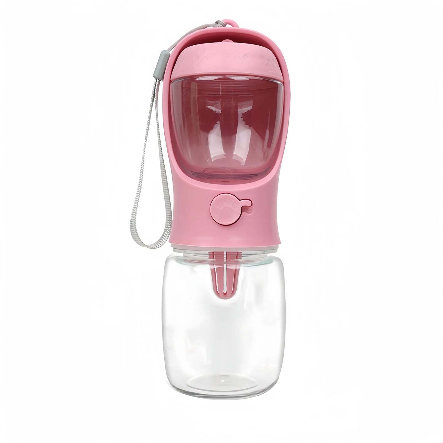 ๐พ Portable Pet Water Bottle with Food Storage โ Travel Feeder for Dogs & Cats ๐ฐ