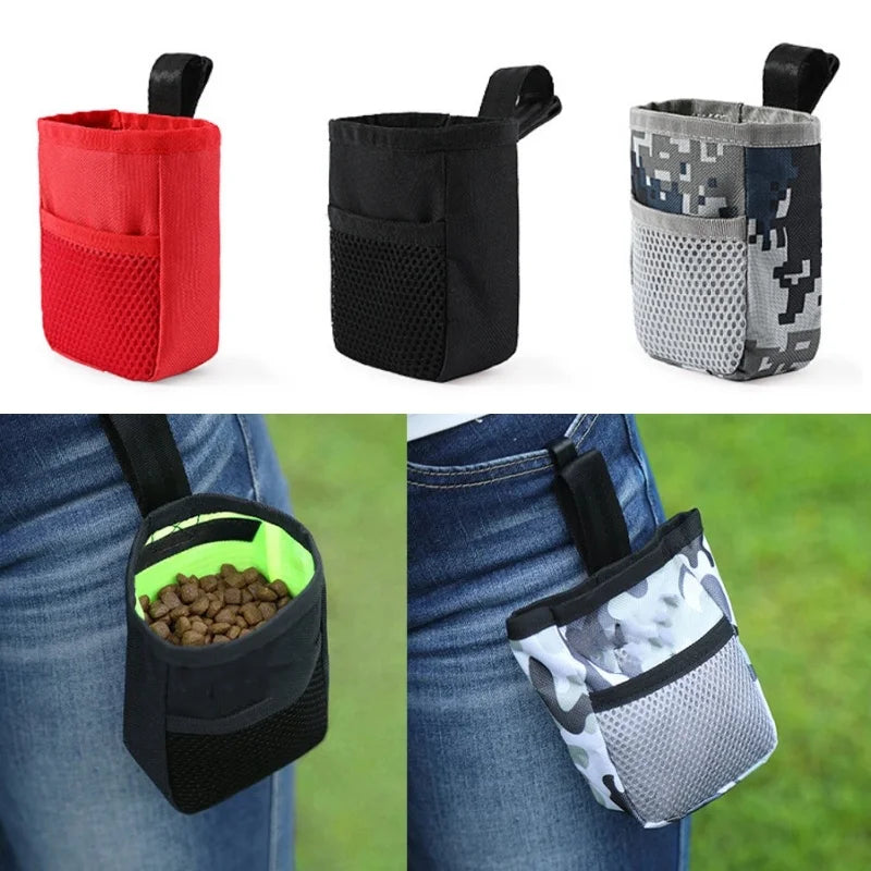 ๐ Oxford Dog Treat Training Pouch Hands ๐ช Free Snack Bag for Walks & Training!