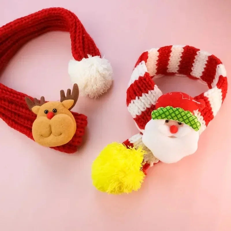 Christmas Pet Scarf ๐
Holiday Neck Wrap for Cats & Dogs โ๏ธ๐