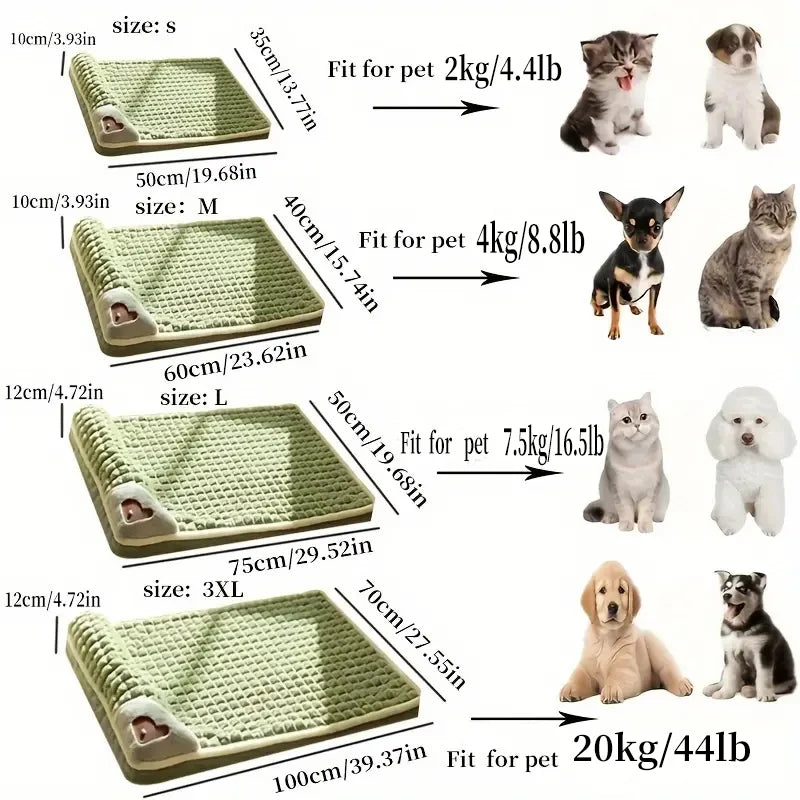 3XL Orthopedic Dog Bed 🧸 – Extra Large Cozy Winter Mat (Removable & Washable)
