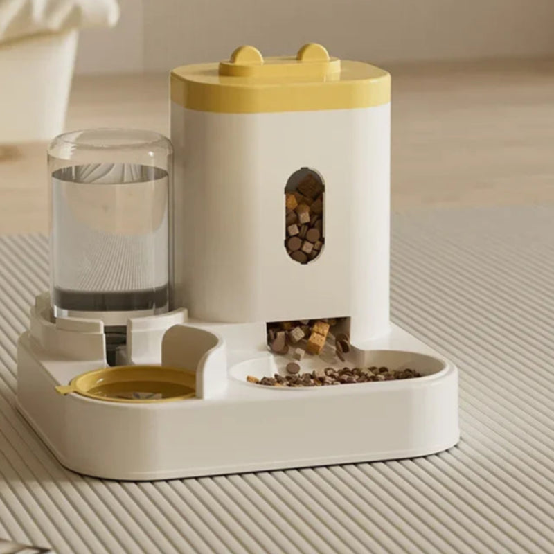 Auto Feeder & Water Bowl – Large Pet Food Dispenser ️