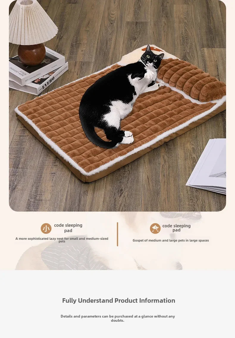 3XL Orthopedic Dog Bed 🧸 – Extra Large Cozy Winter Mat (Removable & Washable)