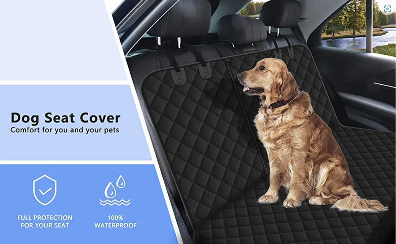 ๐ Dog Car Seat Cover ๐ถ Waterproof & Hammock Travel Mat for Small to Large Dogs