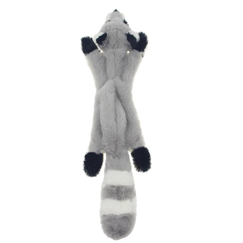 Plush Dino Chew Toy – Soft Squeaky Dog Play Companion – Brown