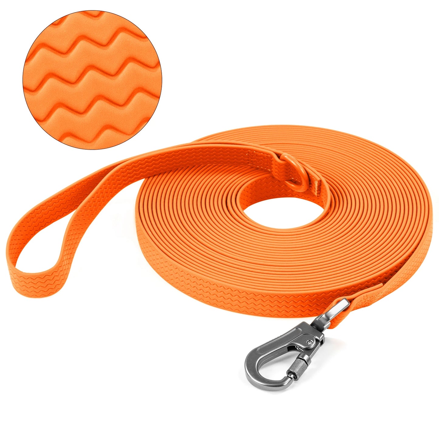 Waterproof PVC Dog Leash – Strong, Non-Slip & Easy Clean