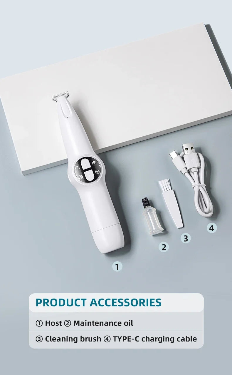 ๐พ LED Pet Nail Grinder ๐ 3-Speed Rechargeable Nail Trimmer for Dogs & Cats