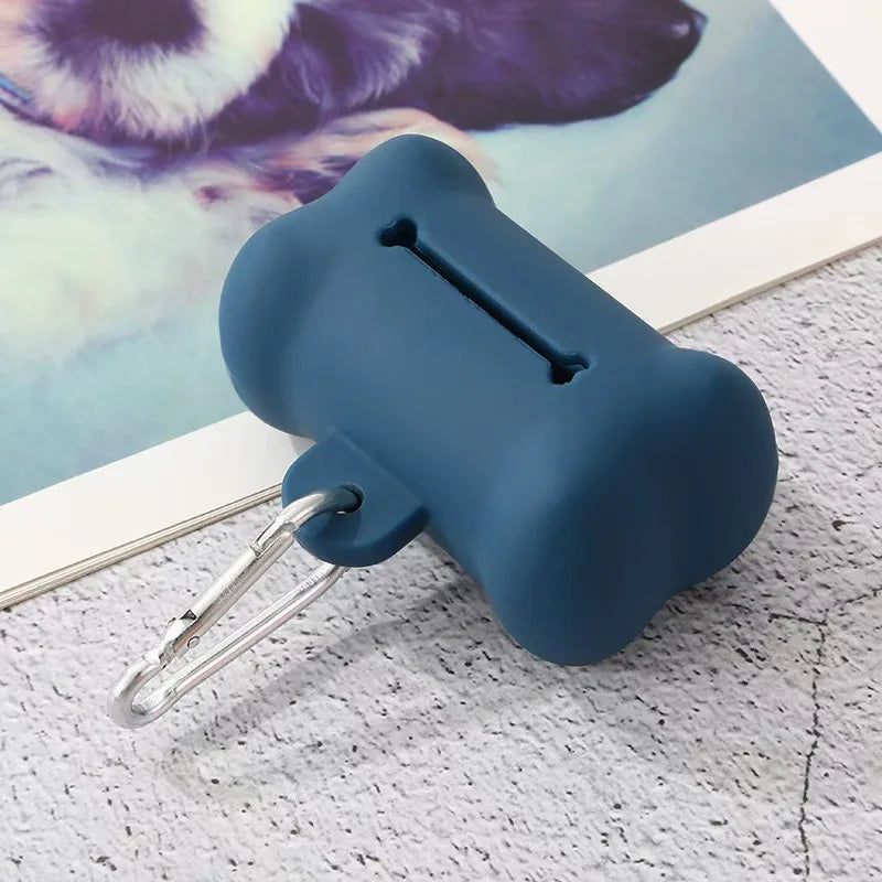 Dog Waste Bag Dispenser – Bone Shaped Portable Holder – PVC