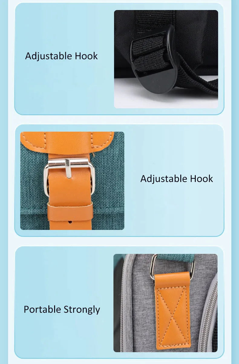 ๐ Foldable Pet Carrier Backpack ๐ โ Travel Bag for Cats & Small Dogs (Up to 10kg)