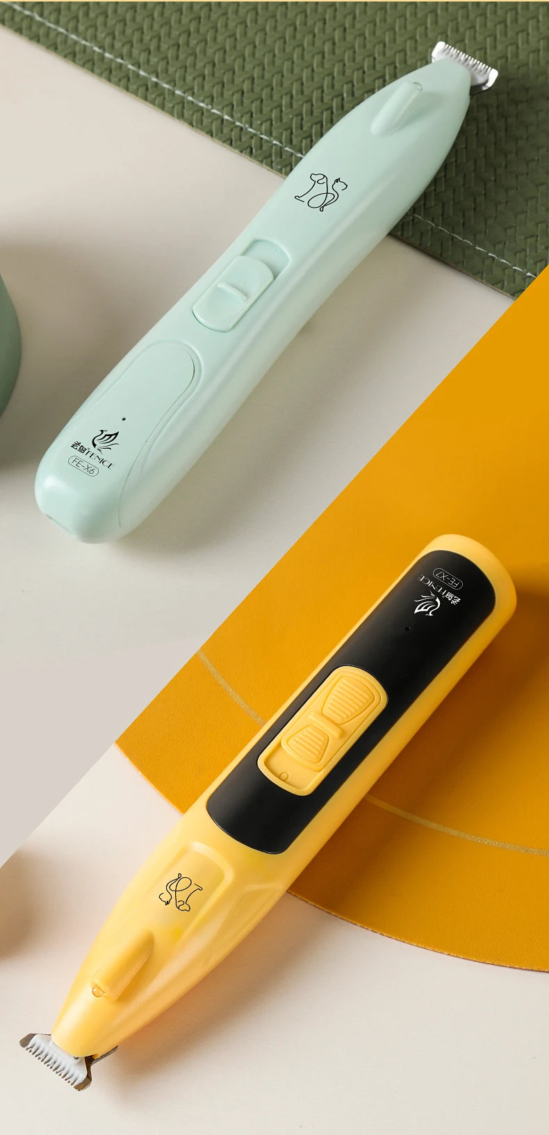 ๐ฆ Pet Paw Trimmer ๐พ LED Grooming Clipper with 2 Speeds & Wide Blade