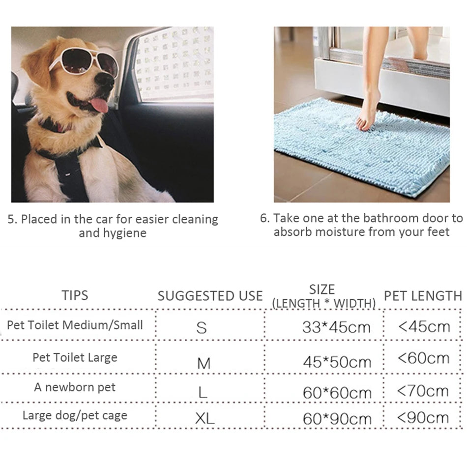 ๐พ Disposable Puppy Pads | Super Absorbent Dog Diapers โ 100/50/40/20PCS ๐พ