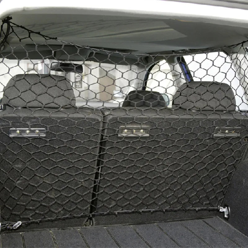 ๐ Car Pet Barrier Net ๐ถ Mesh Safety Divider for SUVs & Hatchbacks