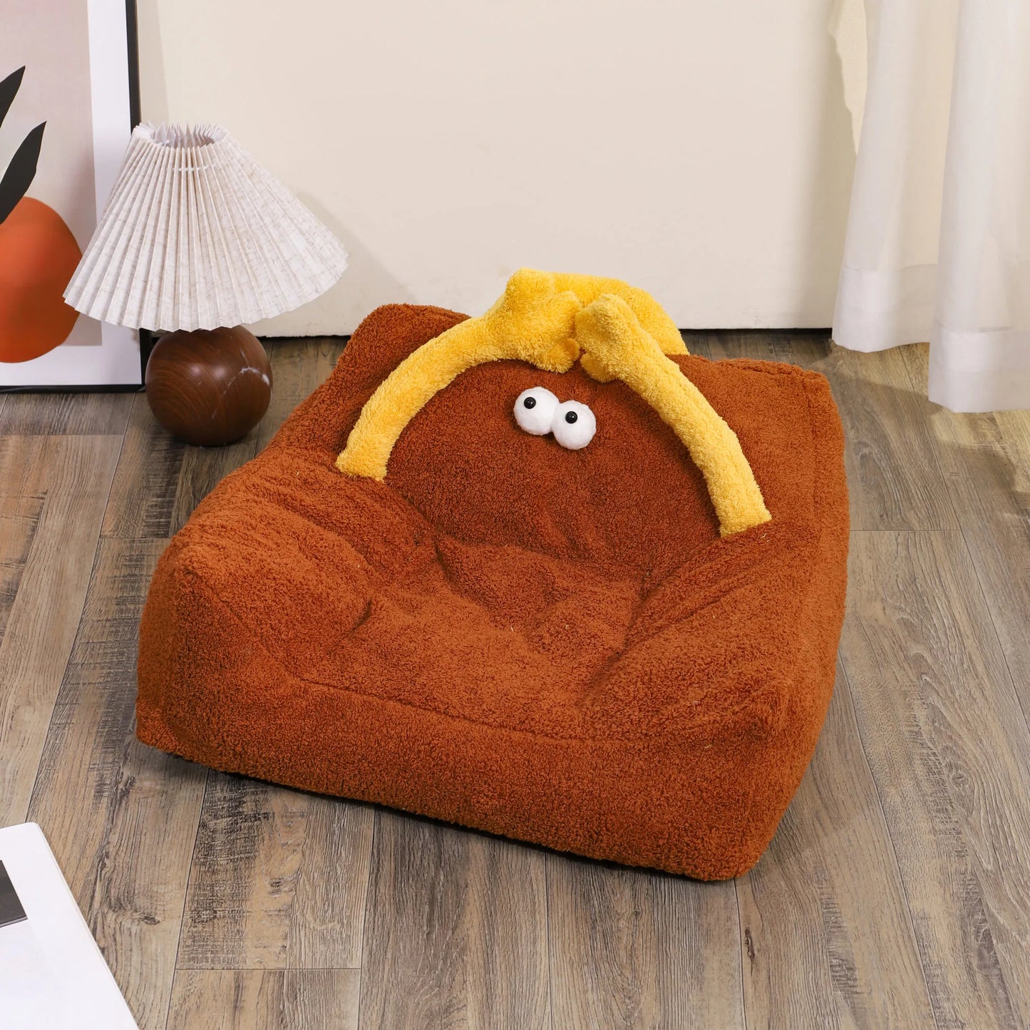 Cartoon Monster Plush Pet Sofa 🛋️ – Cute & Cozy Nest for Small & Medium Dogs & Cats