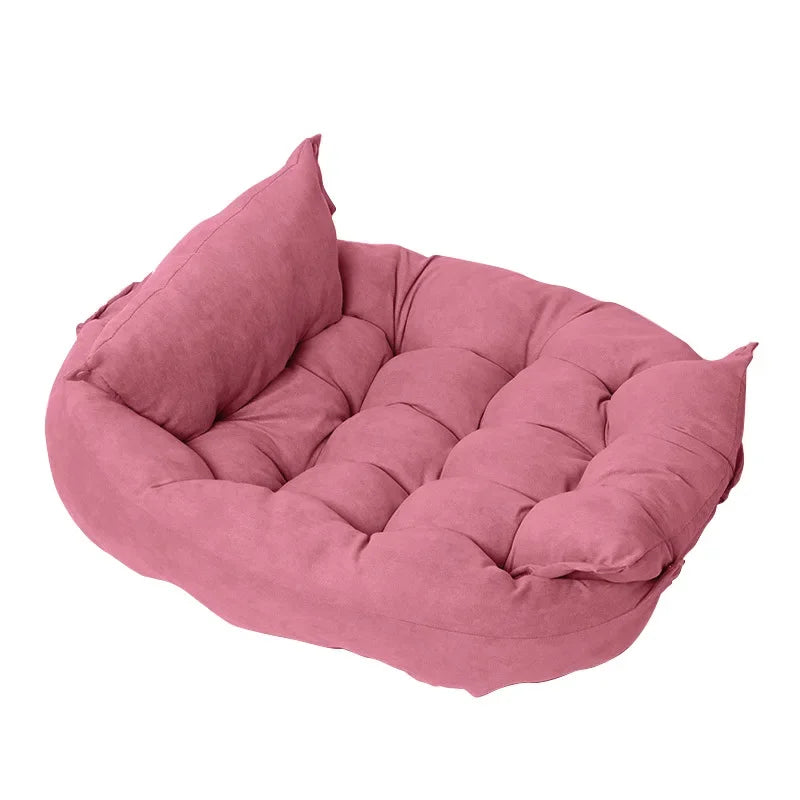 Foldable Pet Nest Bed ๐ถ Cozy & Stylish Sofa Mat for Cats & Dogs ๐พ