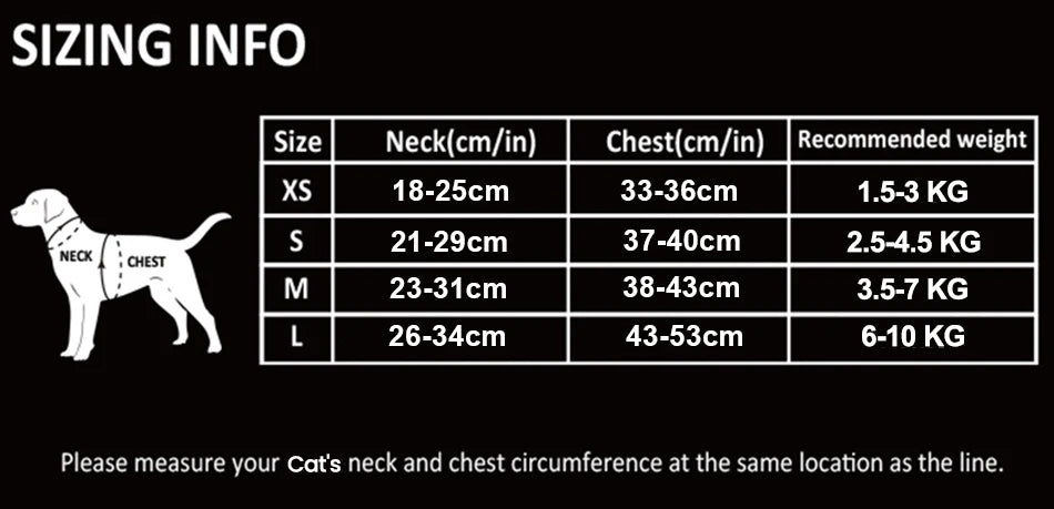 ๐ฑ Cat Harness & Leash Set ๐พ Adjustable & Escape-Proof Design