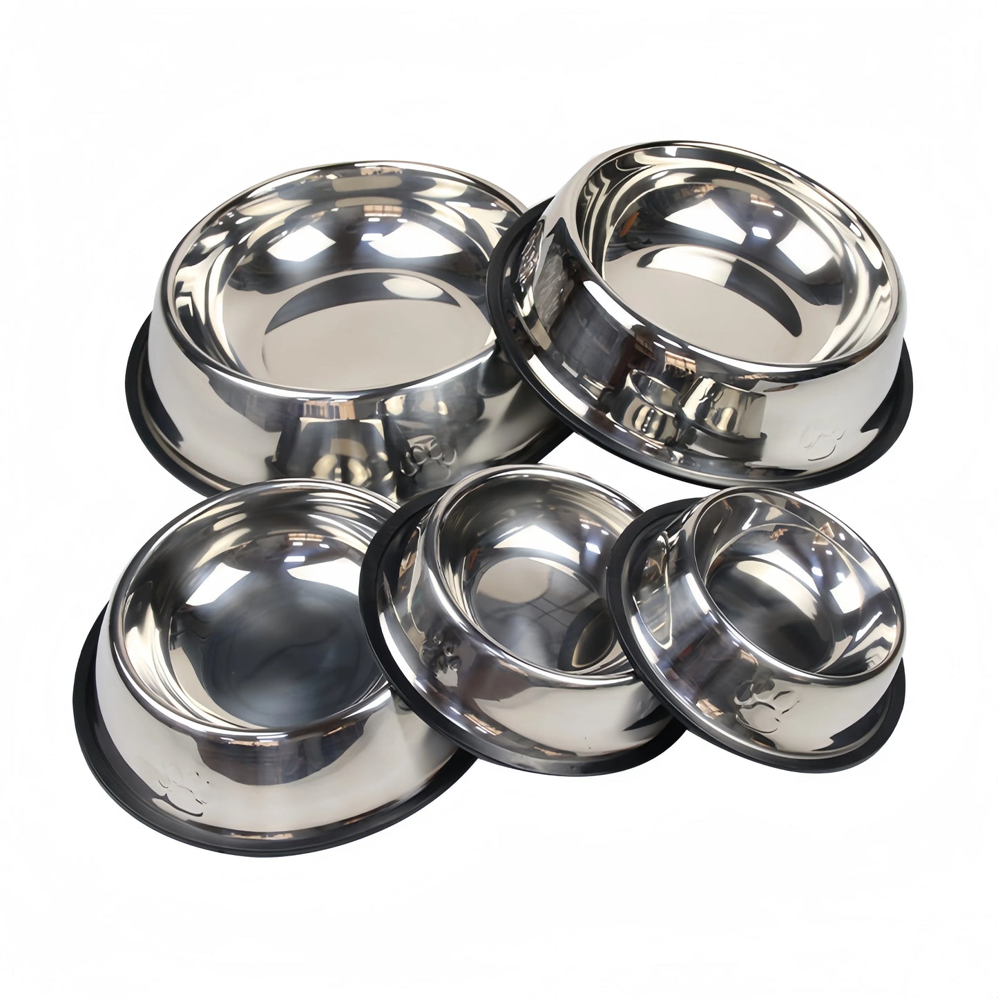 ๐พ Stainless Steel Pet Feeding Bowl โ Durable Dog & Cat Food Dish ๐ฅฃ