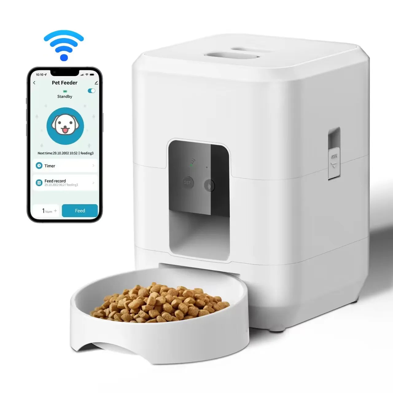 ️ Smart Automatic Pet Feeder with Timer for Cats & Dogs