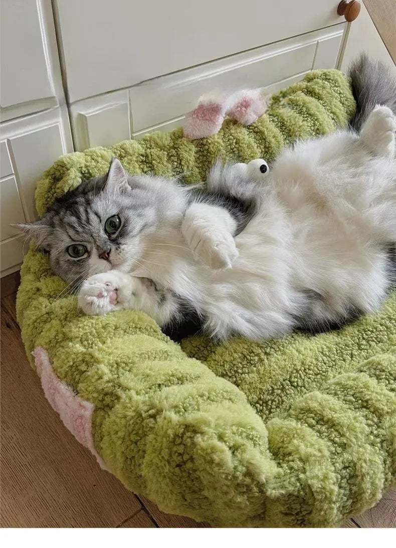 ๐๏ธ Soft Sofa-Style Pet Bed ๐ถ Warm & Stylish Winter Nest for Small Dogs & Cats