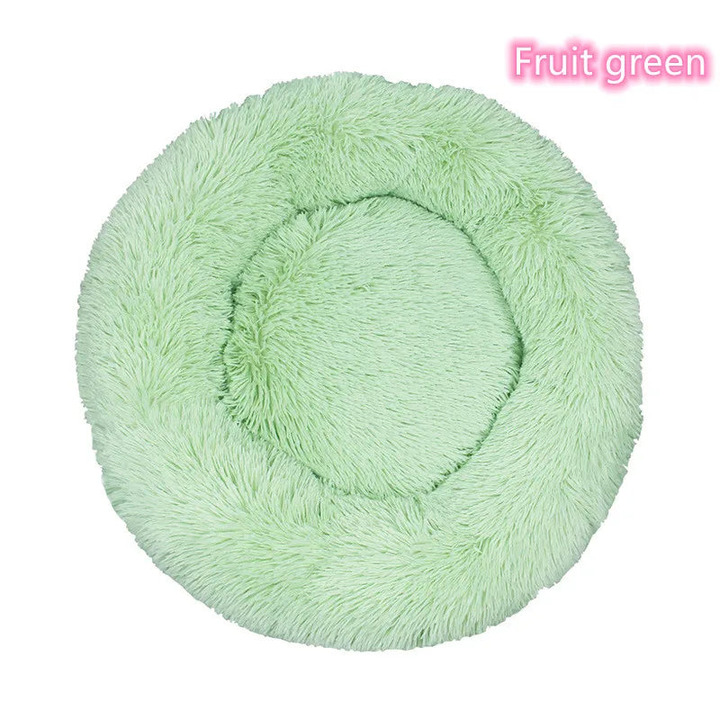 ποΈ Plush Donut Pet Bed πΆπ± Ultra-Soft & Washable Calming Bed for Cats and Dogs