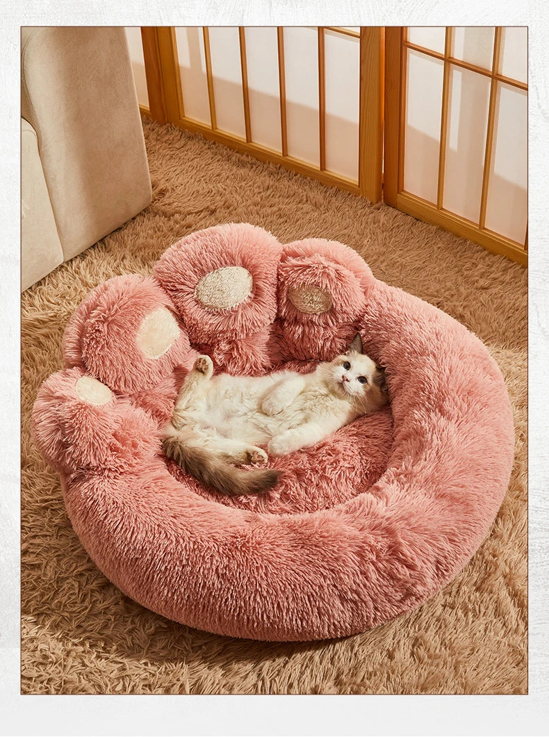 Luxury Plush Dog Sofa Bed 🐶 | Cozy & Washable Nest for Small to Large Pets 🛏️
