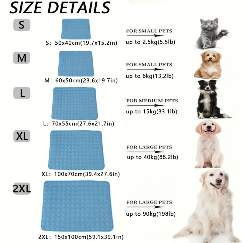 Self-Cooling Dog & Cat Mat – Summer Chill Pad