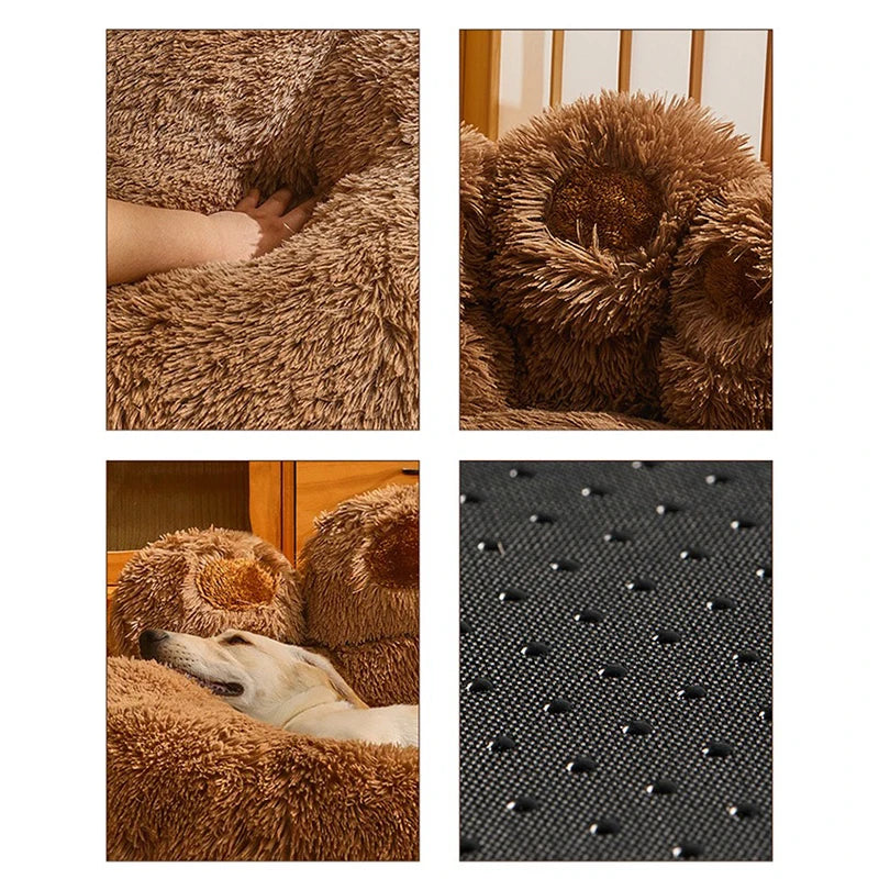 Luxury Plush Dog Sofa Bed 🐶 | Cozy & Washable Nest for Small to Large Pets 🛏️