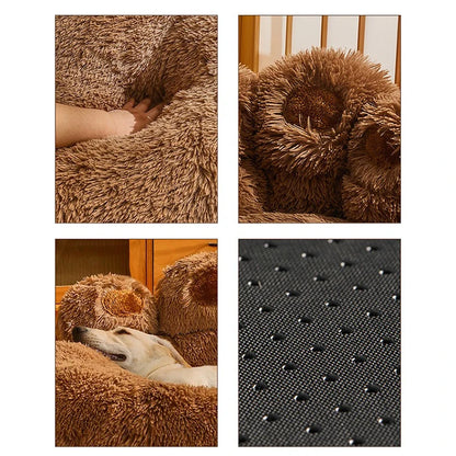 Luxury Plush Dog Sofa Bed 🐶 | Cozy & Washable Nest for Small to Large Pets 🛏️