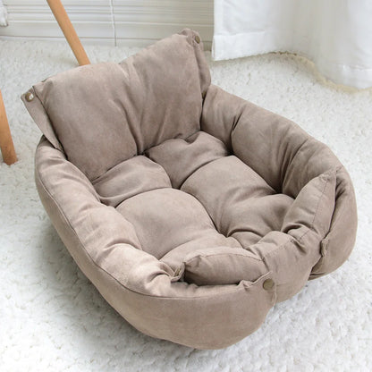 🛏️ 3-in-1 Cozy Pet Bed – Sofa, Nest & Mat for Dogs & Cats 🐾