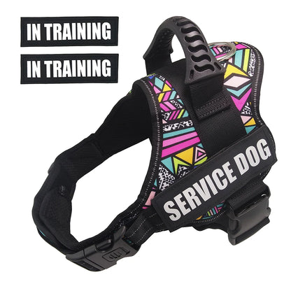 Service Dog Harness Vest – Reflective & No-Pull Design