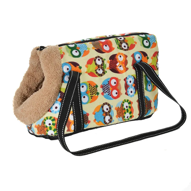 Soft Pet Sling Carrier 🐾 Camouflage Travel Bag for Small Dogs & Cats 🐕🧡