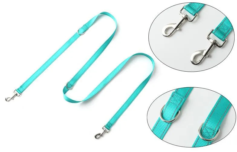 🏃‍♀️ Double Dog Leash 🐶 Reflective Hands-Free Running Lead
