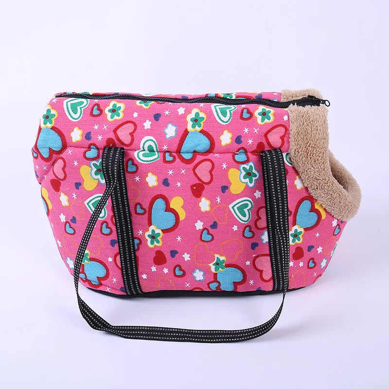 Soft Pet Sling Carrier 🐾 Camouflage Travel Bag for Small Dogs & Cats 🐕🧡