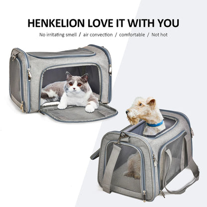 ✈️ Soft-Sided Dog Carrier Bag | Airline-Approved Travel for Small Pets 🐾