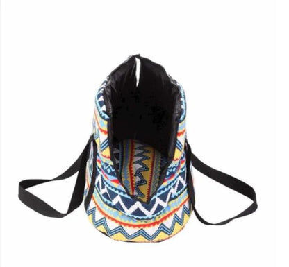 Soft Pet Sling Carrier 🐾 Camouflage Travel Bag for Small Dogs & Cats 🐕🧡