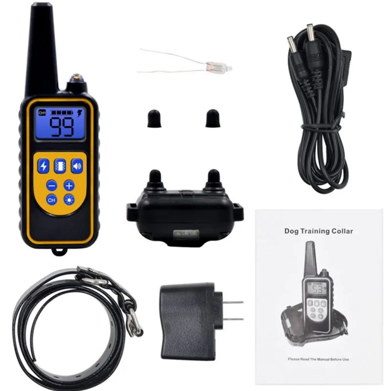 ⚡ Electric Dog Training Collar with LCD Display 🐾
