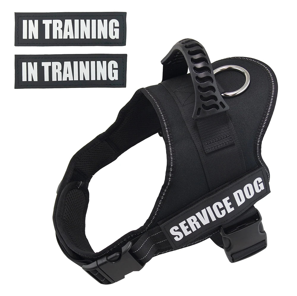 Service Dog Harness Vest – Reflective & No-Pull Design