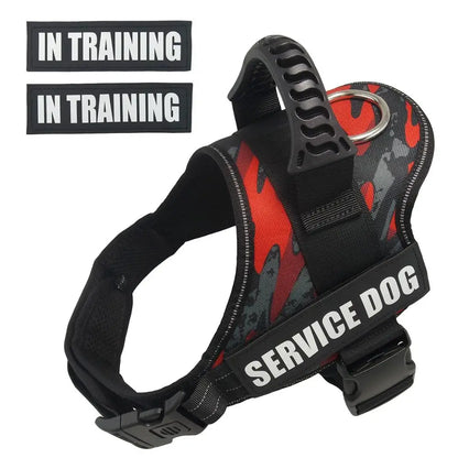 Service Dog Harness Vest – Reflective & No-Pull Design