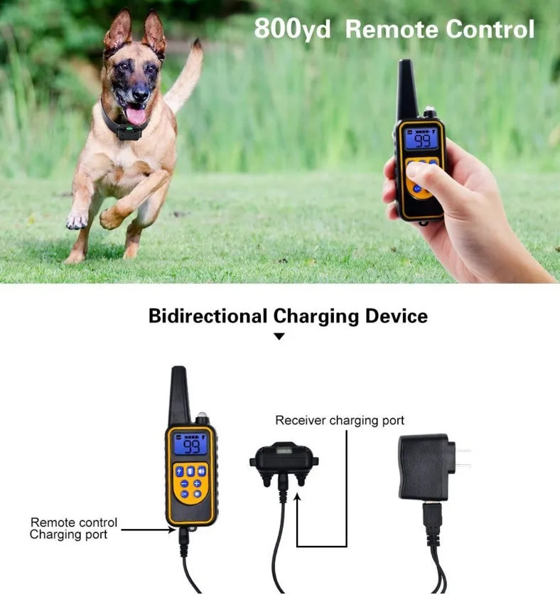 ⚡ Electric Dog Training Collar with LCD Display 🐾
