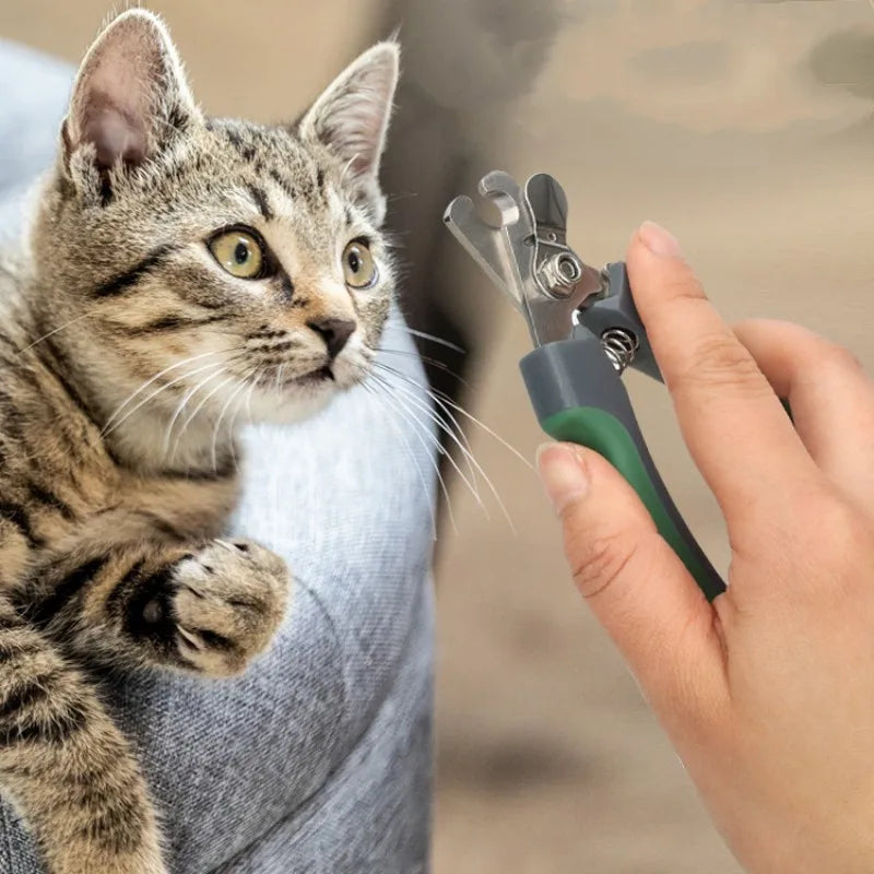 ✂️ Pet Nail Clippers 🐾 Stainless Grooming Tool for Dogs & Cats