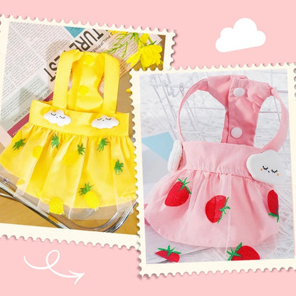 🌞 Sunflower Summer Dog Dress 🌻 Cute Mesh Princess Skirt for Small Dogs & Cats